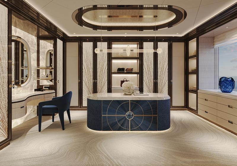 Bilgin 82-metre flagship Project Bond - Owner's Ensuite - photo © Bilgin Yachts