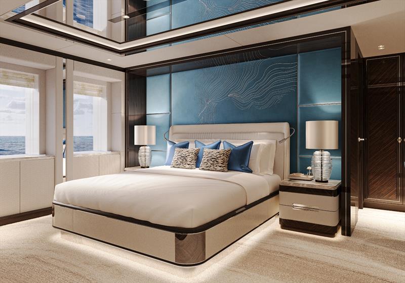 Bilgin 82-metre flagship Project Bond - Vip Cabin - photo © Bilgin Yachts