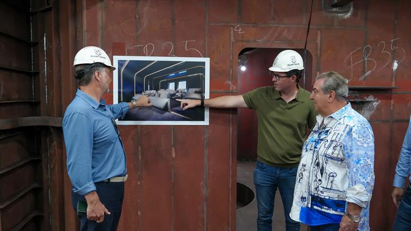John Staluppi, Simon Graham, Jonny Horsfield Bilgin 82m Project Bond - photo © Bilgin Yachts