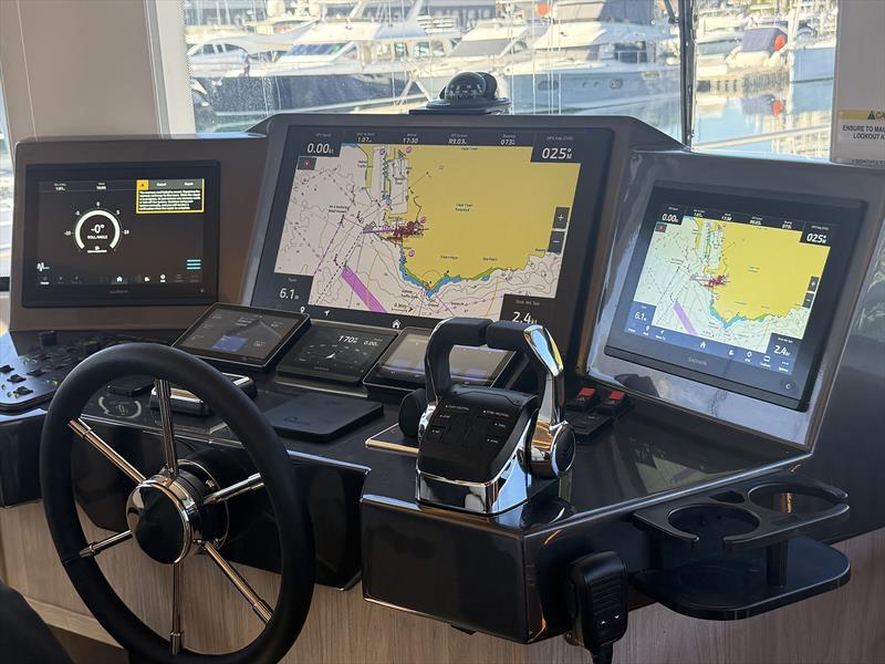Askari 65 Long Range Cruiser - helm station - photo © Askari Yachts