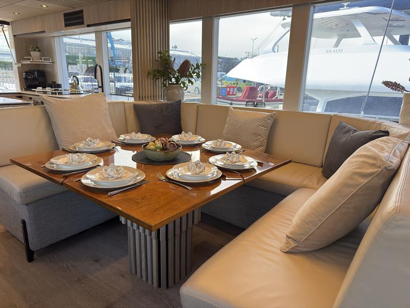 Askari 65 Long Range Cruiser - Galley Salon - photo © Askari Yachts