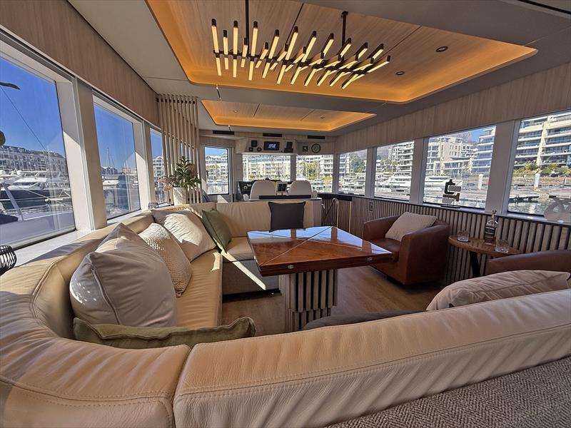 Askari 65 Long Range Cruiser - Galley Salon - photo © Askari Yachts
