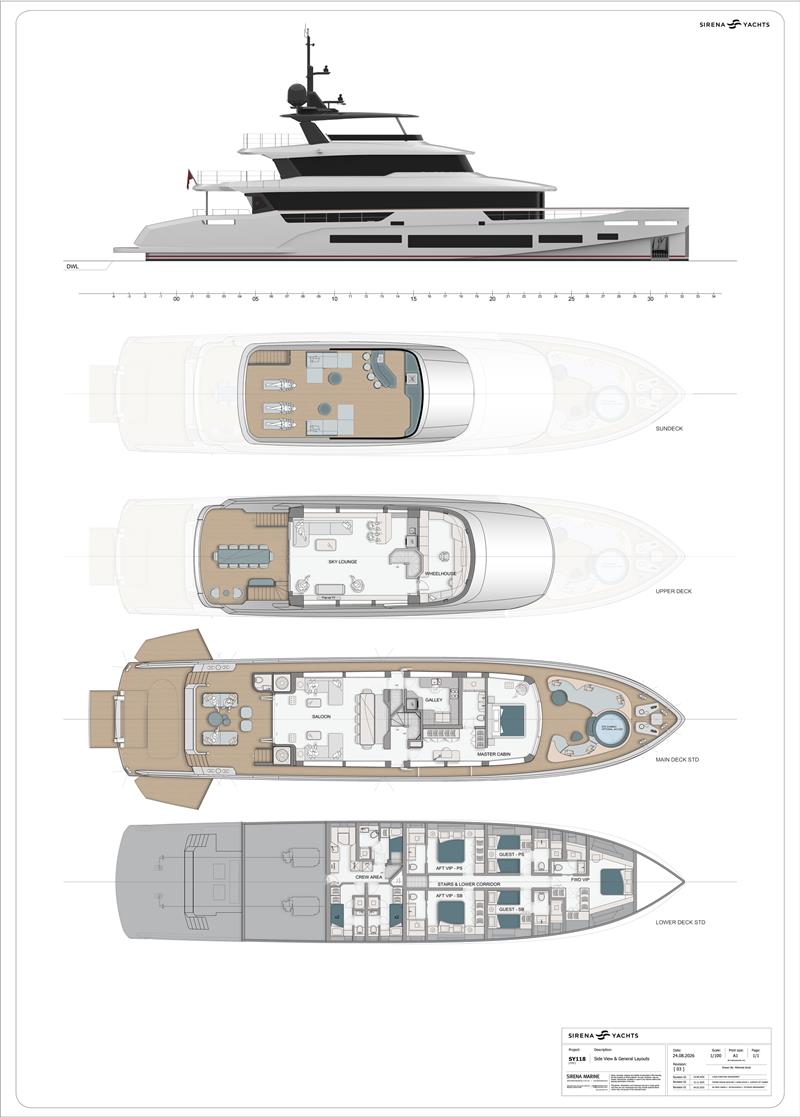 Sirena 118 IKIGAI - photo © Jeff Brown / Sirena Yachts