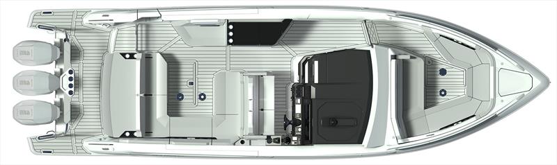 Formula 360 Super Sport Crossover - cockpit view - photo © Formula Boats