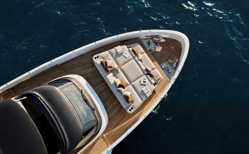 Magellano 27M - Bow area - photo © Azimut Yachts