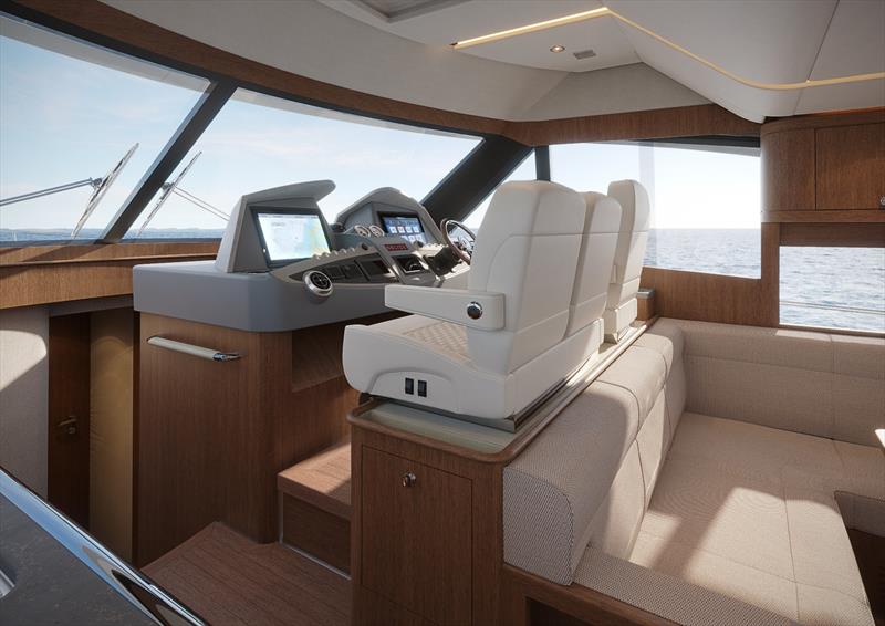 Belize 55 Helm photo copyright Riviera Australia taken at  and featuring the Power boat class
