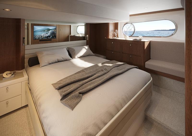 Belize 55 Master Stateroom - photo © Riviera Australia