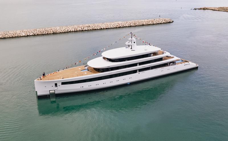 ISA Custom 80m M/Y Belita photo copyright ISA Yachts taken at  and featuring the Power boat class