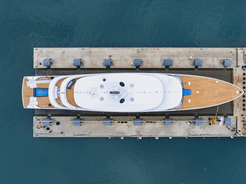 ISA Custom 80m M/Y Belita photo copyright ISA Yachts taken at  and featuring the Power boat class