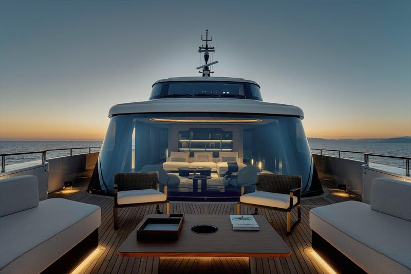 Azimut Grande 44m - Bow lounge - photo © Azimut Yachts
