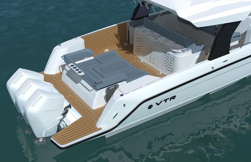 CY 45 VTR - Aft view - photo © Cruisers Yachts