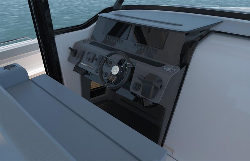 CY 45 VTR EC - Helm - photo © Cruisers Yachts