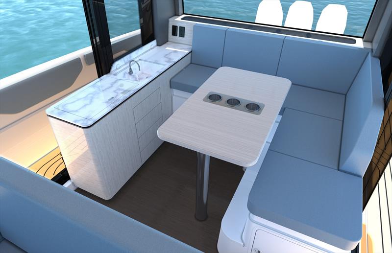 CY 45 VTR EC - Wet Bar - photo © Cruisers Yachts