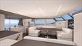 Aquila 50 Yacht - Saloon view