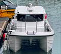 Cheetah Marine, has unveiled its latest vessel – the 11.2m x 3.7m Catamaran with Walkaround Wheelhouse, complete with twin F350 Yamaha Outboards and the advanced Helm Master EX® system