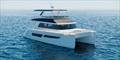 The bespoke interior of the first ILIAD 53F OffGrid Hybrid, created in collaboration with Baz Yacht Design
