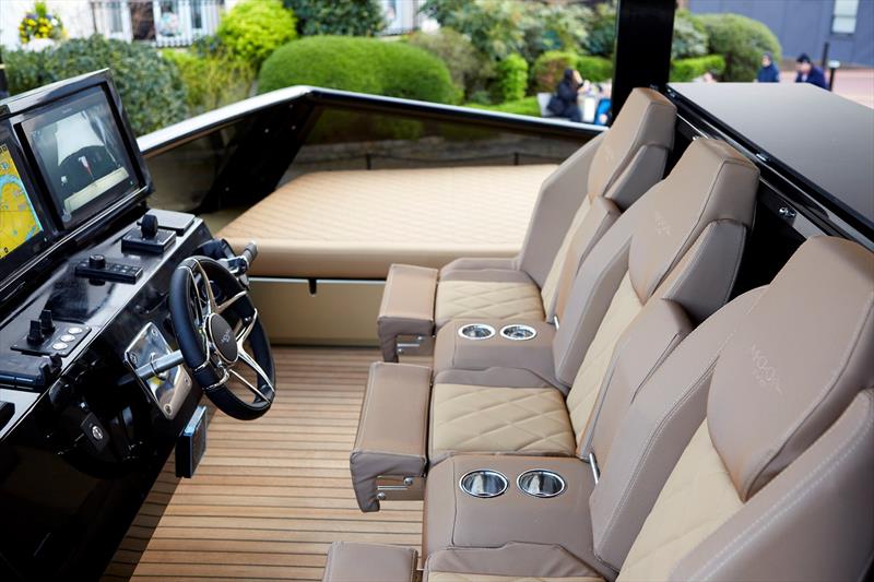 Moon 60 Power Catamaran - Helm - photo © S6 Marine