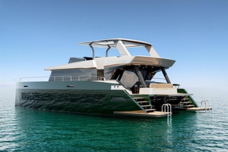Moon 60 Power Catamaran photo copyright S6 Marine taken at  and featuring the Power Cat class