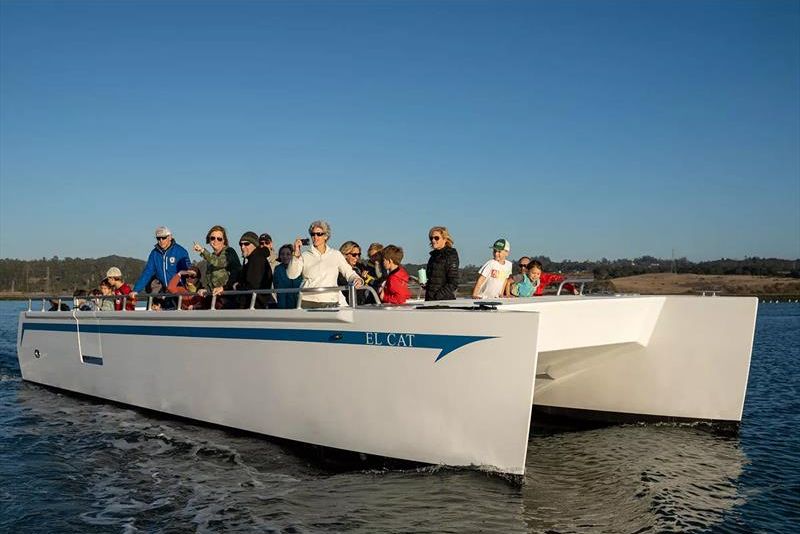 Monterey Bay Eco Tours opts for electric propulsion photo copyright Martin Flory Group taken at  and featuring the Power Cat class