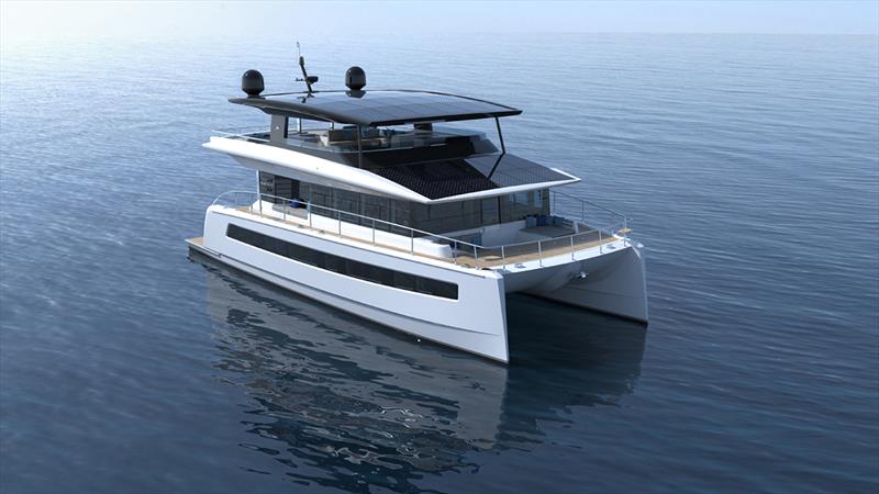 Silent 62 3-Deck Solar Electric Catamaran - photo © Silent-Yachts