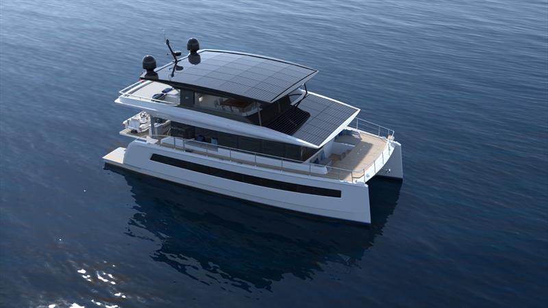Silent 62 3-Deck Solar Electric Catamaran - photo © Silent-Yachts