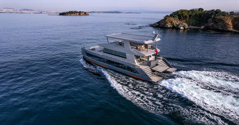 VisionF 82 photo copyright VisionF Yachts taken at  and featuring the Power Cat class