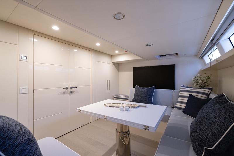 Silent 62 - Meeting room version front bow cabin - photo © Silent-Yachts