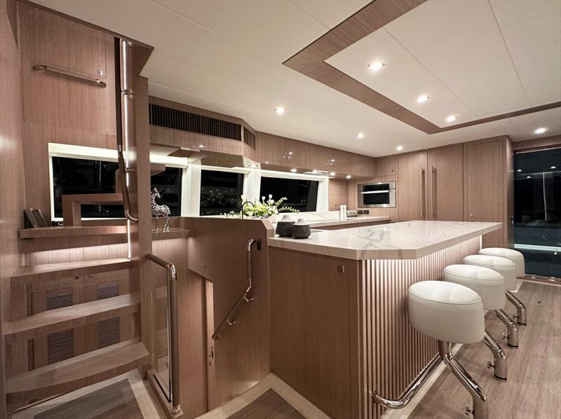 Horizon PC68 - Galley photo copyright Horizon Yachts taken at  and featuring the Power Cat class