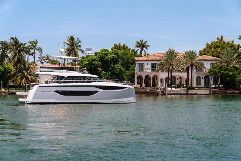 Prestige M-line debuts in Asia-Pacific photo copyright Prestige Yachts taken at  and featuring the Power Cat class