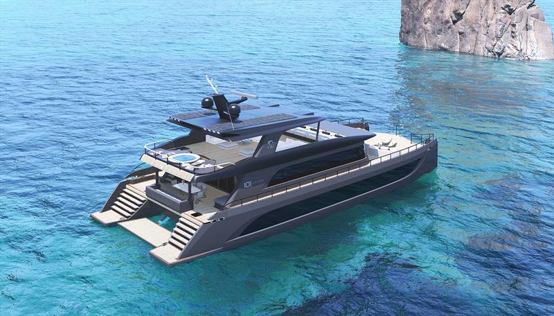 30.7m supercat VisionF 101 Alu - photo © VisionF Yachts