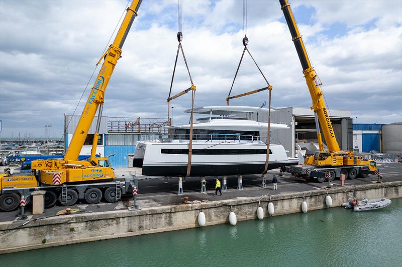 3-Deck Silent 62 launch photo copyright Silent Yachts taken at  and featuring the Power Cat class