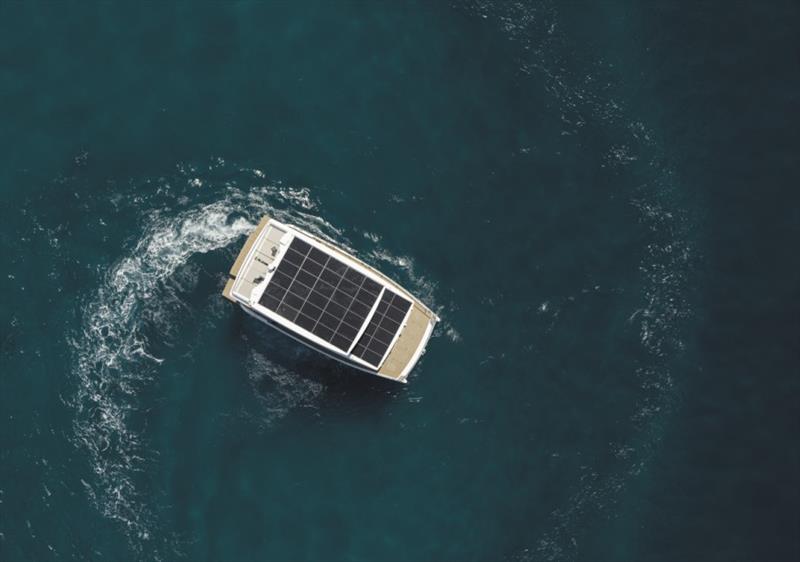 Silent 62 3-Deck solar electric catamaran photo copyright Massimo Ferrari taken at  and featuring the Power Cat class