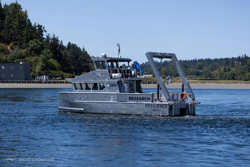 RV Resilience - 15-metre hybrid catamaran research vessel photo copyright Incat Crowther taken at  and featuring the Power Cat class