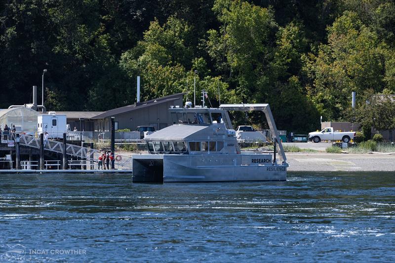 RV Resilience - 15-metre hybrid catamaran research vessel photo copyright Incat Crowther taken at  and featuring the Power Cat class