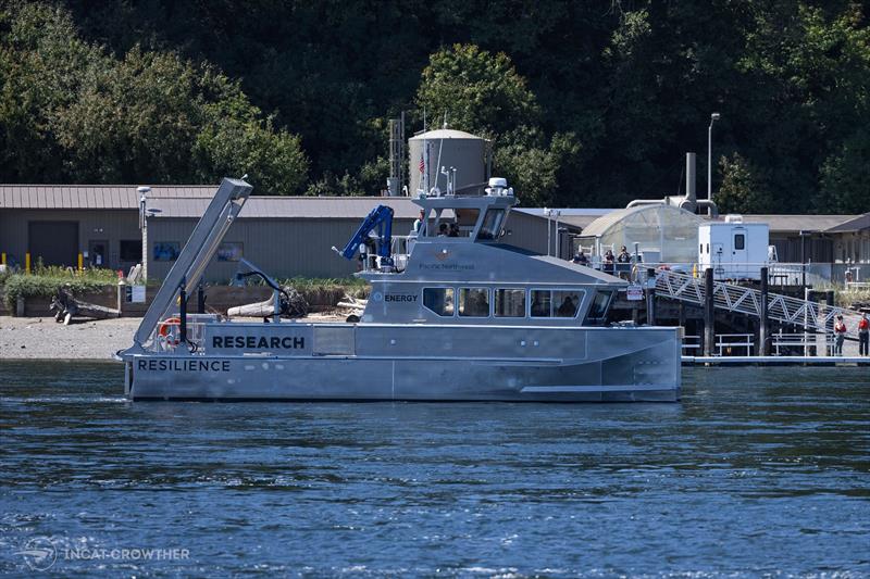 RV Resilience - 15-metre hybrid catamaran research vessel photo copyright Incat Crowther taken at  and featuring the Power Cat class