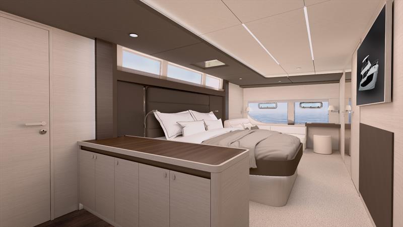 Aquila 50 Yacht - Master cabin III photo copyright Aquila Power Catamarans taken at  and featuring the Power Cat class