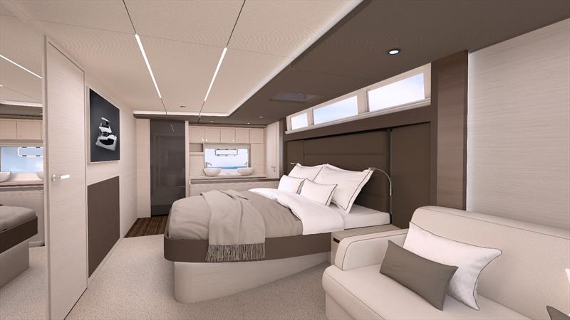 Aquila 50 Yacht - Master cabin view photo copyright Aquila Power Catamarans taken at  and featuring the Power Cat class