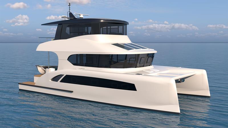 Pacifica 44 Flybridge offers fantastic volume for the LOA - photo © Bury Design