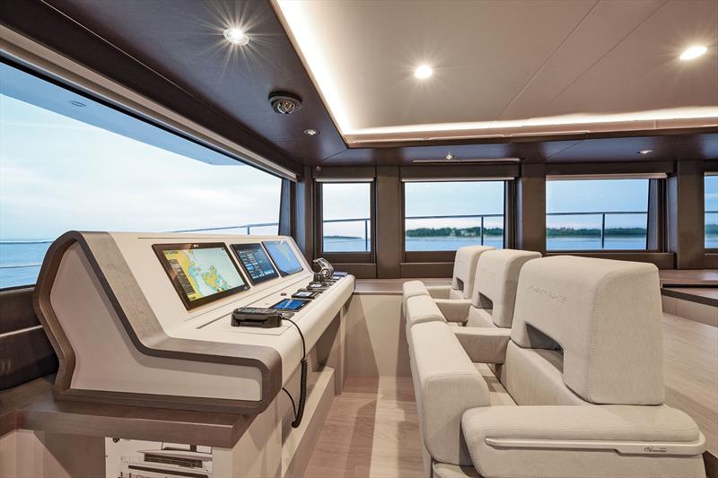 Silent Yachts 62 - Lower Helm Station - photo © Silent Yachts