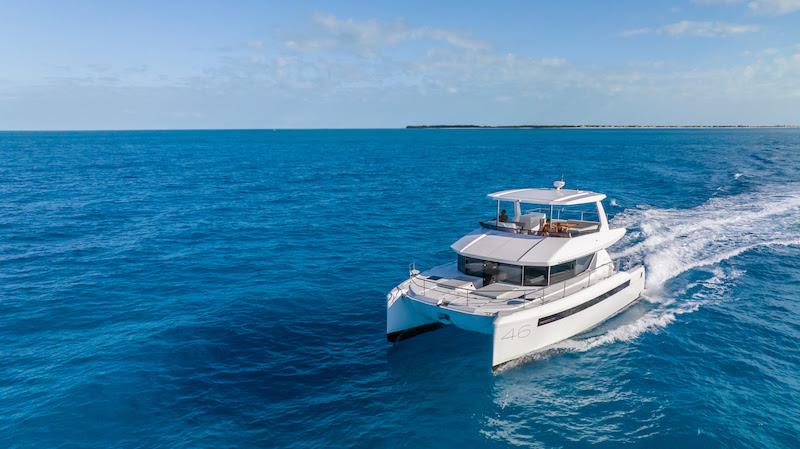 Leopard Catamarans advances 'single shot' hull infusion and further industry standards photo copyright Leopard Catamarans taken at  and featuring the Power Cat class