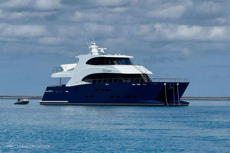 Elysian photo copyright Incat Crowther taken at  and featuring the Power Cat class