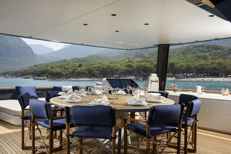 Lazzara LPC 300 photo copyright Lazzara Yachts taken at  and featuring the Power Cat class