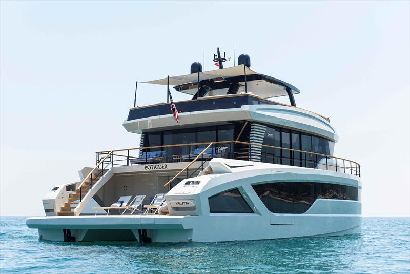 Lazzara LPC 300 photo copyright Lazzara Yachts taken at  and featuring the Power Cat class