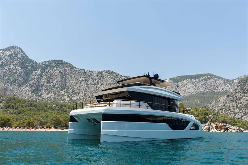 Lazzara LPC 300 photo copyright Lazzara Yachts taken at  and featuring the Power Cat class