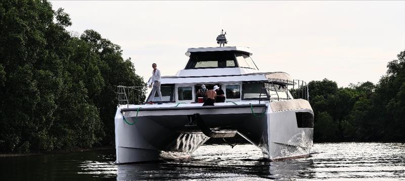 GR63 Eco-Catamaran photo copyright ePropulsion  taken at  and featuring the Power Cat class