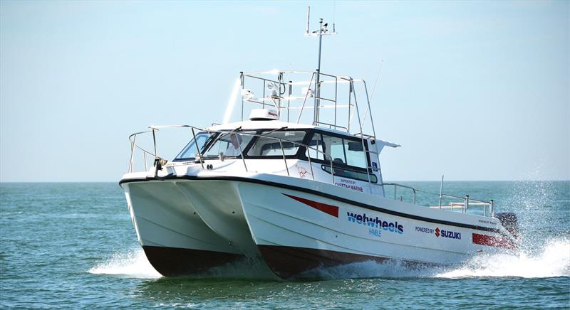 Cheetah Marine - Wetwheels photo copyright Cheetah Marine taken at  and featuring the Power Cat class