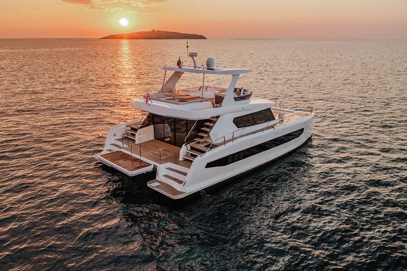 Kaloyan Radulov launches the OMAYA 50 at Cannes Yachting Festival 2025 photo copyright Omaya Yachts taken at  and featuring the Power Cat class