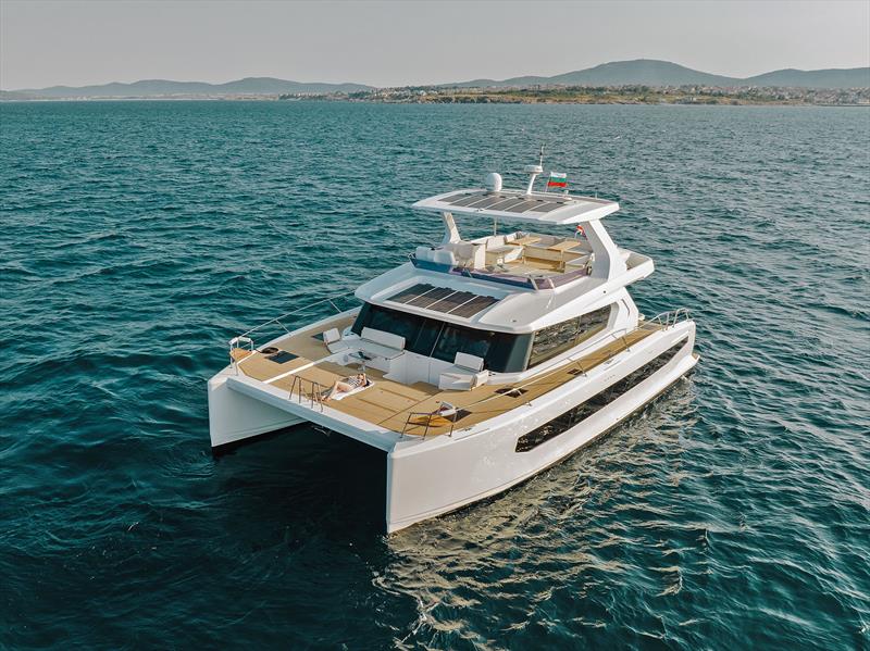 Kaloyan Radulov launches the OMAYA 50 at Cannes Yachting Festival 2025 photo copyright Omaya Yachts taken at  and featuring the Power Cat class