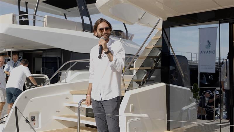 Kaloyan Radulov launches the OMAYA 50 at Cannes Yachting Festival 2025 photo copyright Omaya Yachts taken at  and featuring the Power Cat class