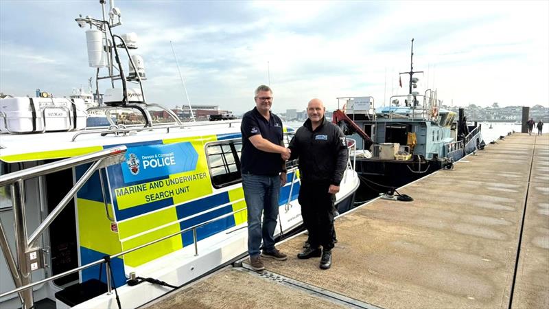 Cheetah Marine Police Boat Handover photo copyright Cheetah Marine taken at  and featuring the Power Cat class
